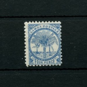 ? SAMOA #16 * MH, FOUR PENCE Cat $55  used stamp