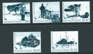 ROSS DEPENDENCY SG104/8 2007 50TH ANNIV OF  TRANS-ANTARCTIC EXPEDTION MNH