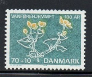 Denmark Sc B46 1972 Disabled Home stamp mint NH