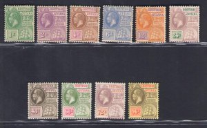 1921-27 British Guiana - Stanley Gibbons n. 272/82 - MNH**