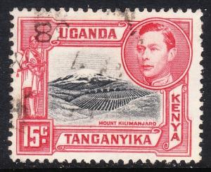 Kenya, Uganda and Tanganyika 72  -  FVF used