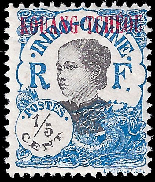 France-Kouang Tcheou 1923 YT 53 mlh