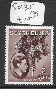 SEYCHELLES  (PP2009B) KGVI  2C TREE SG 135  MOG