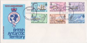 British Antarctic Territory Scott 76-81 Unaddressed.