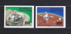 Burkina Faso C238-C239 Imperf Set MNH Space (A)