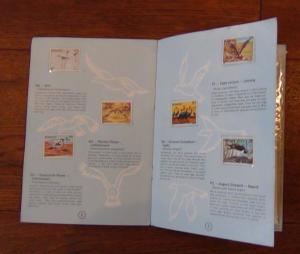 Botswana 1982 Birds Booklet includes MNH set and First Day Cover