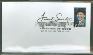 US 4265 Frank Sinatra, singer, music FDC