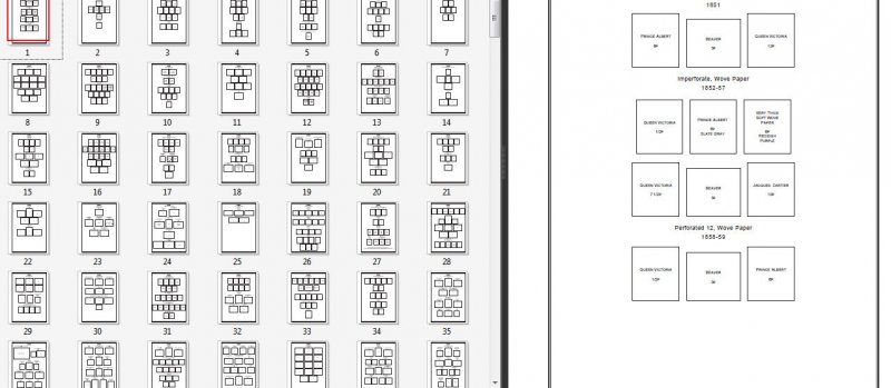 CANADA  STAMP ALBUM PAGES 1851-2011 (430 pages)