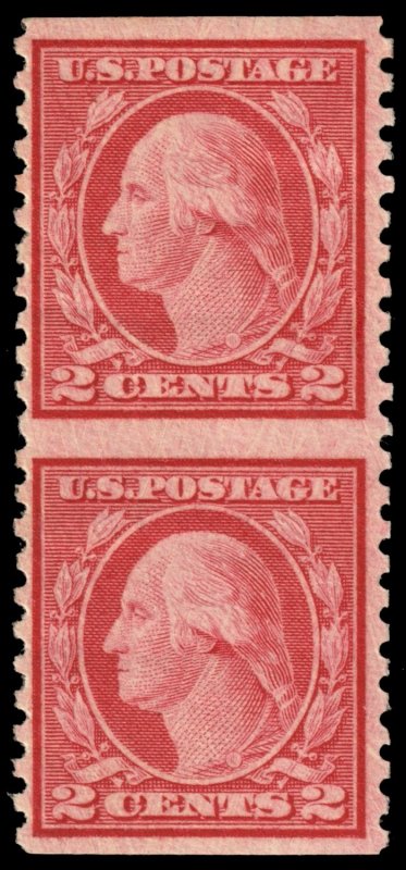 United States Scott 540a Type III Vertical Pair (1919) Mint H F-VF, CV $60.00 C