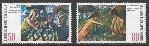 GERMANY SGB640/1 1982 PAINTINGS MNH 