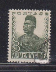 PAPUA NEW GUINEA Scott # 126 Used - Policeman