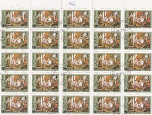 Vietnam Young Family with Child Stamps Decoupage Crafts or Collect Ref 28319