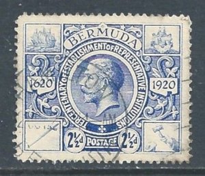 Bermuda #75 Used 2 1/2p Representative Institutions