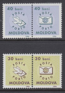 Moldova J1-J2 MNH VF