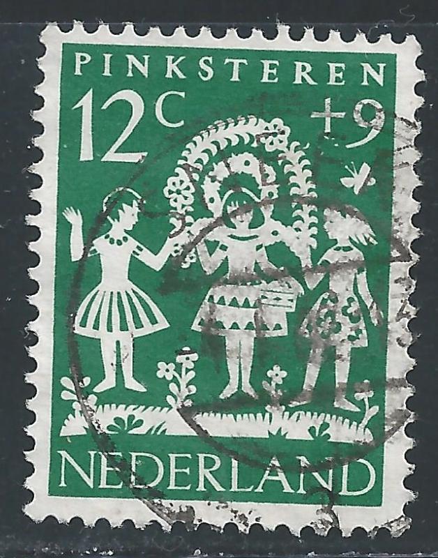 Netherlands #B361 12¢ + 9¢ Witsun Bride, Pentecost