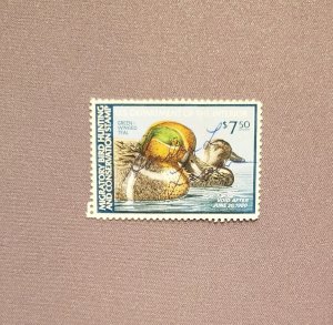 RW46, Green-Winged Teal, Used, CV $14.00