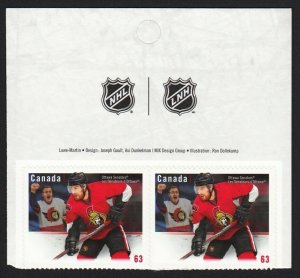 HOCKEY = OTTAWA SENATORS = NHL Team JERSEY = Canada 2013 #2673 MNH from BKLT