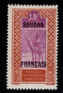 French Sudan Scott 29 Mint Hinged, MH*, stamp