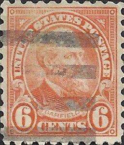 # 587 Used Red Orange Garfield