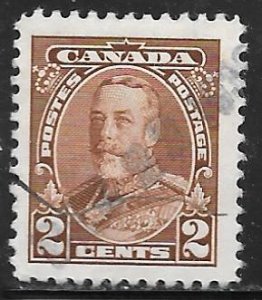 Canada 218: 2c George V, Bar issue, used, F-VF