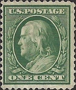 # 331 USED GREEN BEN FRANKLIN