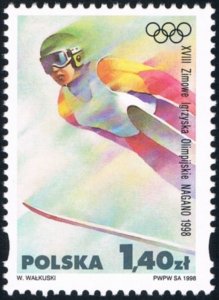 Poland 1998 MNH Stamps Scott 3382 Sport Olympic Games Skiing