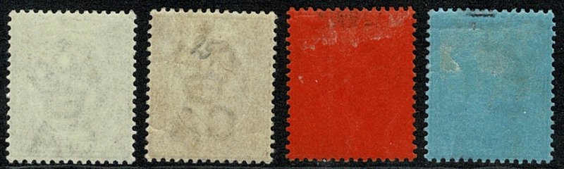 STRAITS SETTLEME. KE VII 1903-04 FULL SET UNUSED SG123-25 Wmk.CROWN CA P.14 VGC