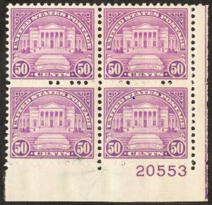 US Stamps # 701 MNH VF Plate
