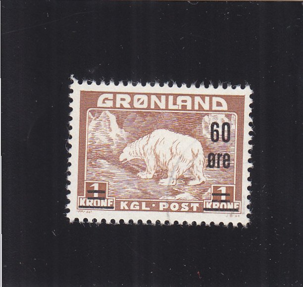 Greenland: Sc #40, Used, Very Light Cancel (S18981)
