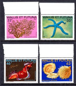 Wallis & Futuna 1982 Marine Life Complete Mint MNH Set SC 294-297