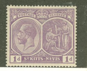 St. Kitts-Nevis #39a Unused Single (King)