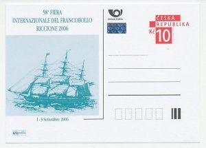 Postal stationery Czechoslovakia 2006 Sailing ship