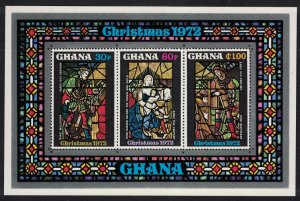 Ghana Stained Glass Christmas MS 1972 MNH SG#MS658 MI#Block 48