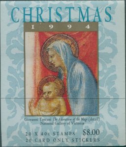 Australia booklet 1994 SG1487 40c Christmas MNH