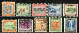 Niue Sc# 94-103 MH 1950 Definitives