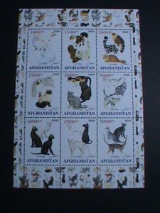 AFGHANISTAN STAMP-2000 WORLD BEAUTIFUL LOVELY CATS  MNH: SHEET-VF