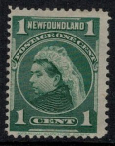 Newfoundland 1897 UN80 One-Cent QV - MH