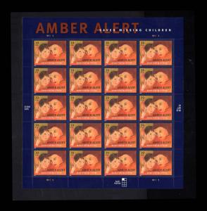 # 4031 Amber Alert 39¢ Sheet 2006  MNH Saves Missing Children