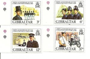 Gibraltar 386-389 MNH