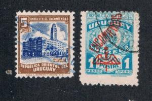 Uruguay Q66-67 Used  (U0109)