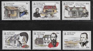 Falkland Islands Scott #'s 610 - 615 MNH