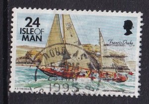 Isle of Man   #547  used  1993  ships  24p