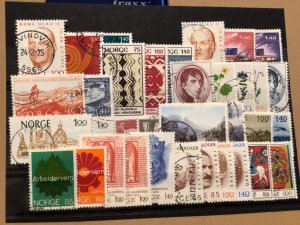 Norway 1973 mounted mint  or  used Good Quality stamps  Ref  62168