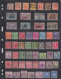 Stamp Collection Used Some Mint Hinged / Columbian Commemoratives / Pony Express