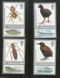 Tristan Da Cunha 1987 Birds Flightless Moth Wildlife Animals Sc 404-7 MNH #004