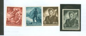 Croatia #B60-B62/B63  Single (Complete Set)