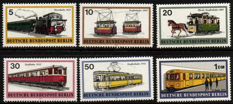 Germany - Berlin Sc #9N305-9N310 Mint Hinged