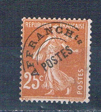 France 159 Used Sower precancel 2 1906 (F0169)+