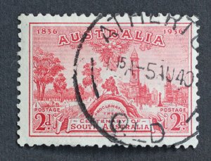 Australia Scott # 159  2d Proclamation Tree and View of Adelaide 1936-08-03