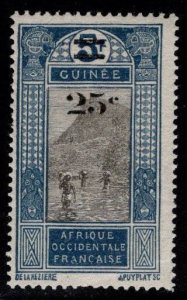 FRENCH GUINEA Scott  107 MH* stamp typical centering